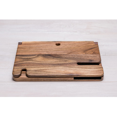 Подставка для гаджетов с беспроводной зарядкой ecoWalnut 300x231x210 мм Киев
