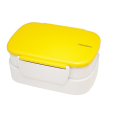 Ланч-бокс 2в1 с разделителем Takenaka Bento Box Double 1,3 л Желтый Житомир