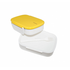 Ланч-бокс 2в1 с разделителем Takenaka Bento Box Double 1,3 л Желтый Житомир