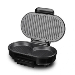 Гриль электрический для бургеров Haeger HG-245 750W Black Рівне