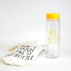 Бутылочка для воды My Bottle в чехле Желтая Нова Прага