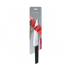Кухонный нож разделочный Victorinox Swiss Modern Carving 22 см Черный (6.9013.22B) Одесса