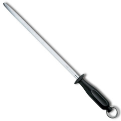 Мусат – точило для ножей Victorinox Butcher 30 см круглый Черный (7.8513) Акимовка