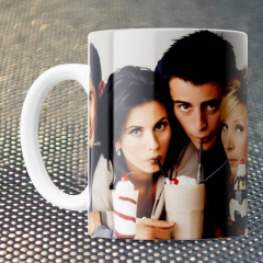 Чашка Fan Girl коктейли Друзья - Friends (15783) 330 мл Белый Бердичів