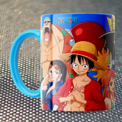 Чашка Fan Girl все Ванпис Большой Куш - One Piece (15721) 330 мл Голубой Городок