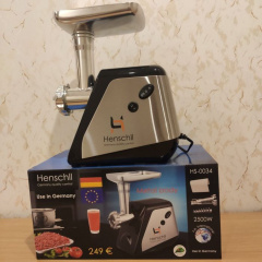 Электромясорубка с соковыжималкой Henschll HS-0034 2500W (1756375786) Красноград