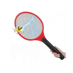Электрическая мухобойка Mosquito Rechargeable hitting Swatter Черно-красный Ладан