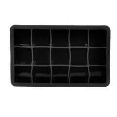 Силиконовая форма cumenss AI-807 Cube 15 Black для заморозки льда Костопіль