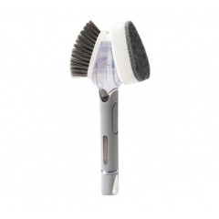 Щетка с дозатором для мытья посуды UKC Dish Wand Scrub Drush 2в1 Серый Энергодар