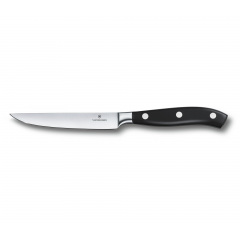 Кухонный кованый нож Victorinox Grand Maitre 120 мм в подарочной коробке Черный (7.7203.12G) Стрий