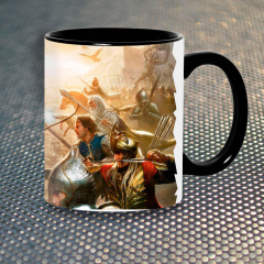 Чашка Fan Girl Война War Хоббит Hobbit New (14502) 330 мл Разноцветный Фастів