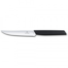 Кухонный нож Victorinox Swiss Modern Steak&Pizza 12 см Черный (6.9003.12W) Токмак