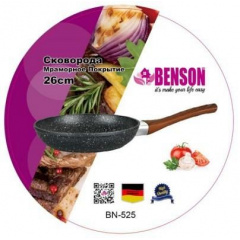 Сковорода Benson BN-525 мраморное покрытие 26 см Михайловка