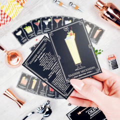 Набор карточек с рецептами Olin&Olin для приготовления коктейлей 40 шт (Cards-0140) Братське