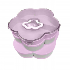 Органайзер для сладостей Flower Shap 12 слотов Pink Grey (11603-hbr) Херсон