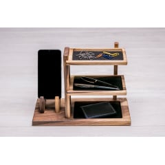 Подставка для хранения на рабочем столе ecoWalnut 300x150x218 мм Житомир