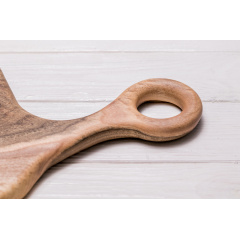 Доска разделочная фигурная ecoWalnut 220x415x20 мм Весёлое