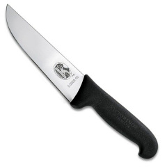 Кухонный нож мясника Victorinox Fibrox Butcher 16 см Черный (5.5203.16) Київ