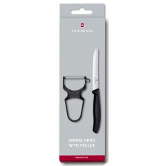 Кухонный набор из двух предметов Victorinox Swiss Classic Paring Черный (6.7113.23) Черноморск