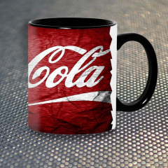 Чашка Fan Girl Нука Кола Nuka-Cola Fallout New (14443) 330 мл Черный Николаев