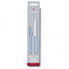 Набор из ножа и овощечистки Victorinox Swiss Classic Paring Set Светло голубой (6.7116.21L22) Полтава