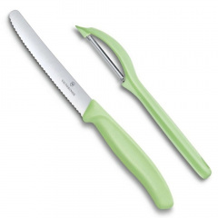 Набор из ножа и овощечистки Victorinox Swiss Classic Paring Set Светло зеленый (6.7116.21L42) Сумы
