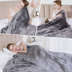 Электроодеяло двуспальное Annek OB201 SS02  180 x130 см микроволоконный флис Лубны