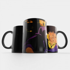 Чашка Fan Girl Ковбой Бибоп - Cowboy Bebop (15764) 330 мл Черный Черкаси