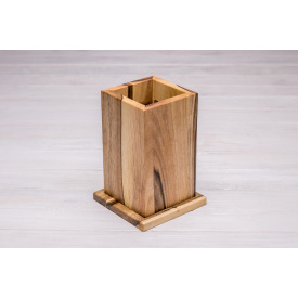 Подставка органайзер на кухню для ножей ecoWalnut 150х150х215 мм