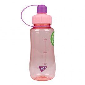 Бутылка для воды YES Fusion 600 мл розовая (708190)