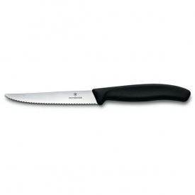 Кухонный нож Victorinox SwissClassic для стейка серрейтор Черный (6.7233.20)