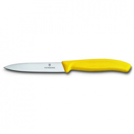 Кухонный нож Victorinox SwissClassic для нарезки 100 мм Желтый (6.7706.L118)