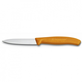 Кухонный нож Victorinox SwissClassic для нарезки 80 мм Оранжевый (6.7606.L119)