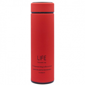 Термос стальной Zelart 450ml LIFE D-013 Красный