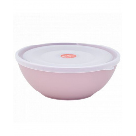 Миска с крышкой Алеана 2 л Фрезия/прозрачный