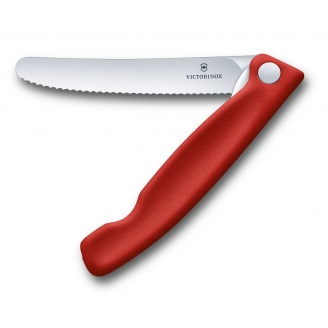 Кухонный нож Victorinox Swiss Classic Foldable Paring Knife складной, красный, 11 см (6.7831.FB)