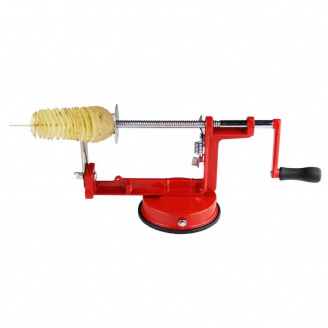 Машинка для спиральной нарезки картофеля RIAS Spiral Potato Slicer Red (3_04552)