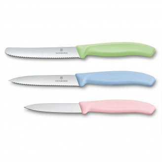 Набор Victorinox Swiss Classic Trend Colors Paring Knife Set из 3-х ножей (6.7116.34L3)