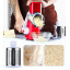 Овощерезка мультислайсер Tabletop Drum Grater Kitchen Master Терка для овощей и фруктов 3 насадки Красная/Белая Самбор
