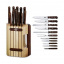 Кухонный набор Victorinox Rosewood Cutlery Block 12 предметов с деревянными ручками (5.1150.11) Хмельницький