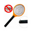 Электрическая мухобойка Mosquito Rechargeable hitting Swatter Черно-оранжевый Енергодар
