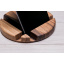 Подставка из дерева на стол для гаджета ecoWalnut 125x125x15 мм Вінниця