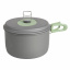 Набор посуды Bo-Camp Explorer XL 4 Pieces Hard Anodized Grey Green 4 шт (2200249) Рівне