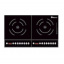 Настольная плита индукционная Domotec MS-5862 2 конфорки 4000W Black (2_009615) Костопіль