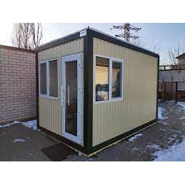 Будівельна побутівка на металевому каркасі 