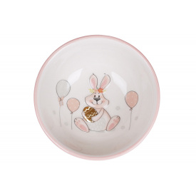 Пиала керамическая с объемным рисунком LI100366 "Веселый кролик" BonaDi 280мл