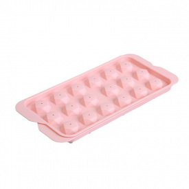 Пластиковая форма для льда Lesko 1178 Бриллиант Pink 18 отделений 12673-79372