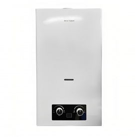 Газовая колонка Rocterm Vega ВПГ-10 AE 010 20 кВт, димоходная, белая