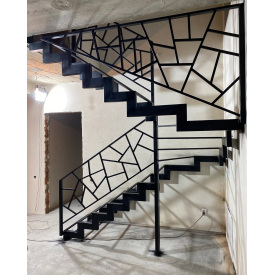 Перила для лестниц металлические внутренние интерьерные Legran