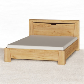 Ліжко полуторне Tobi Sho LIBERTY ДСП, 1400х2000 мм Дуб крафт золотий, 1400х2000 мм